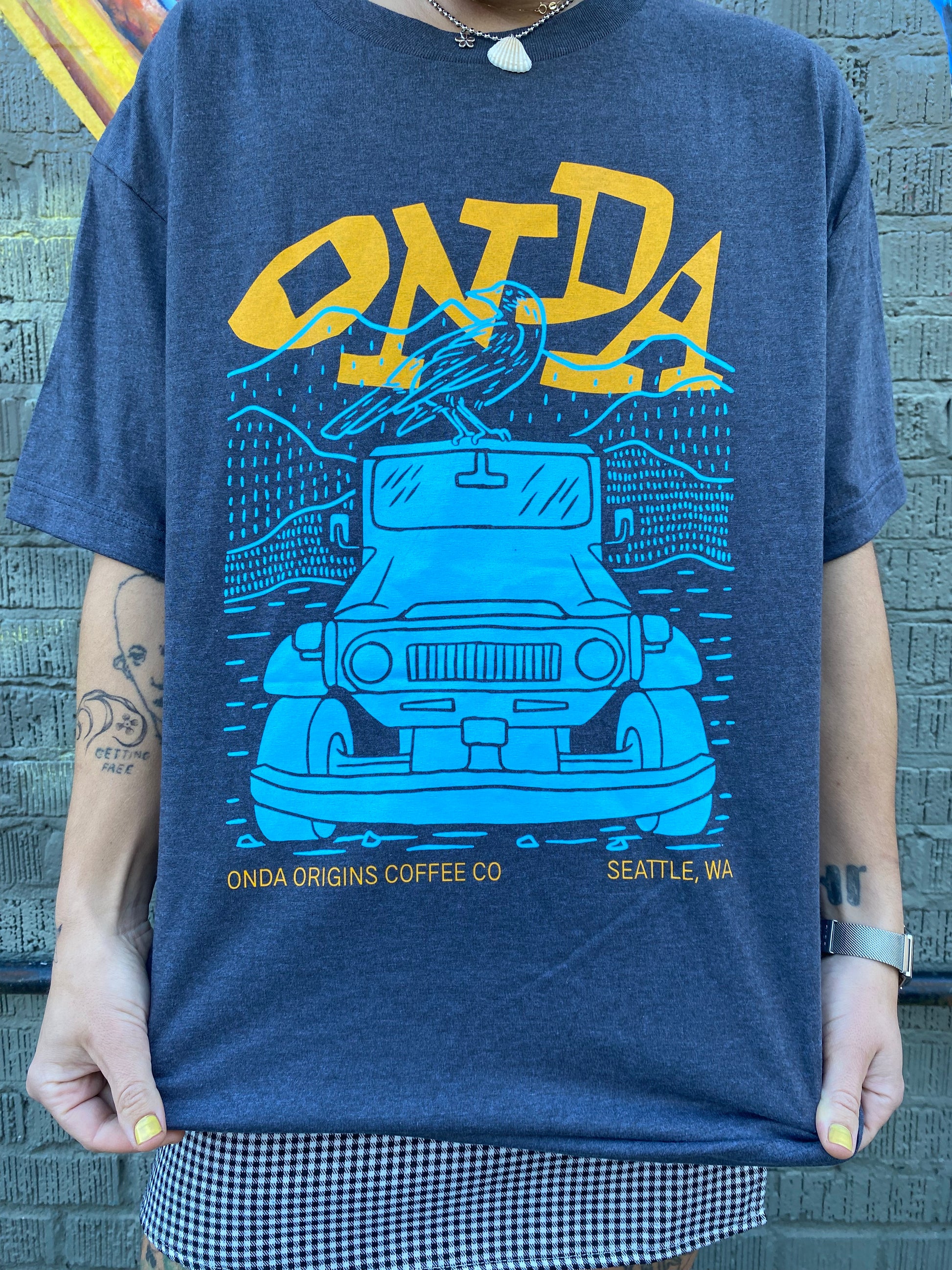 specialty coffee shirt, specialty coffee merchandise, jeep shirt, car shirt, car shirts, que onda shirt