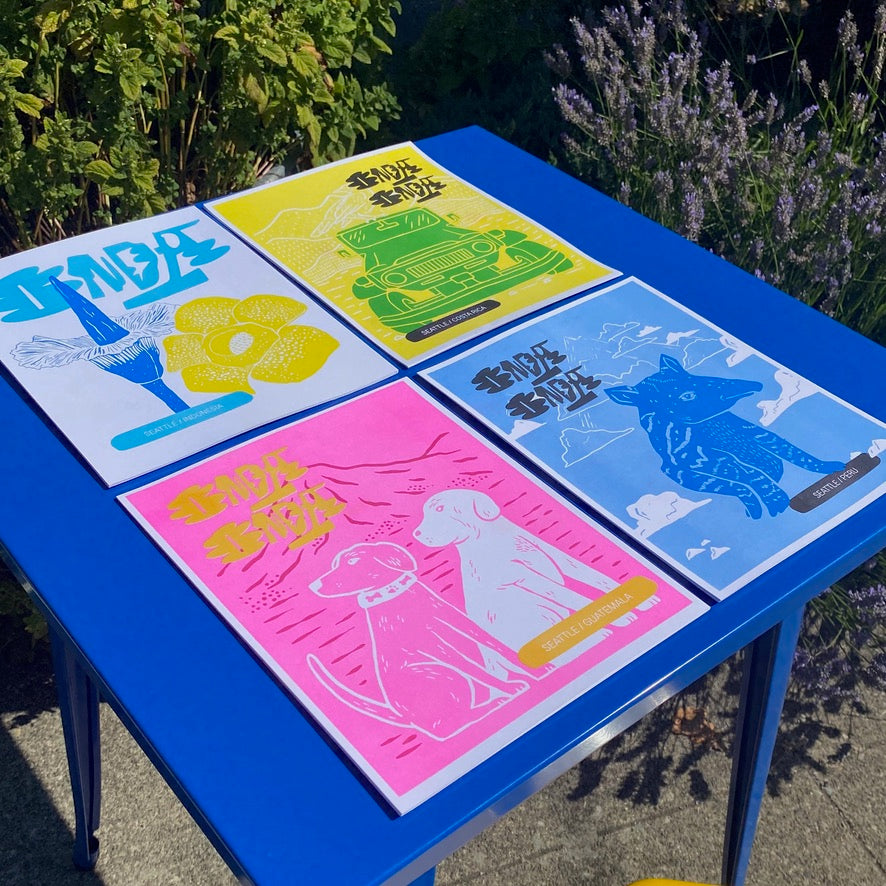 Risograph Print Collection 4 Pack
