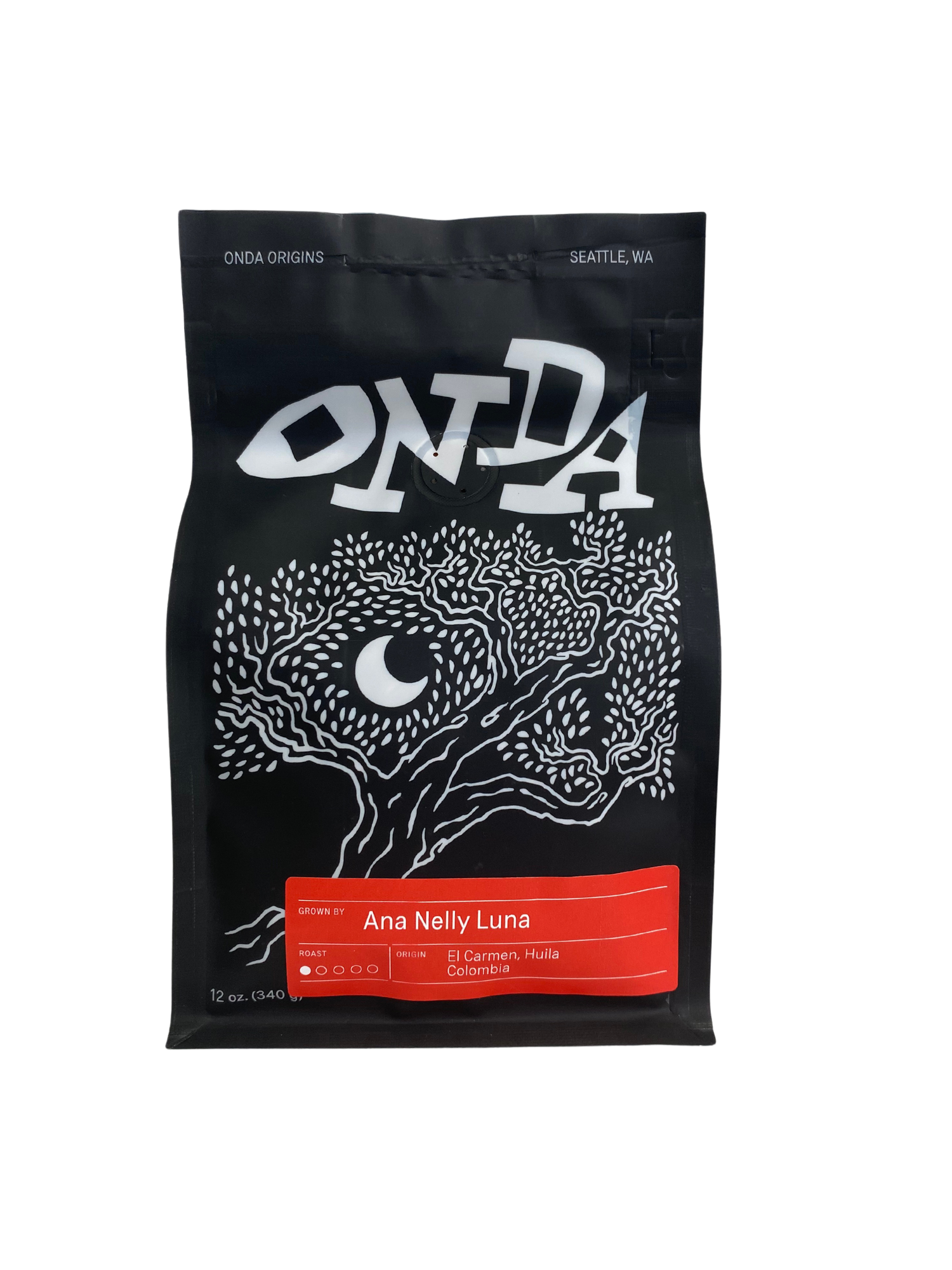 Light roast, single origin coffee from Ana Nelly Luna in Huila, Colombia