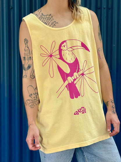Toucan Cotton Tank Top