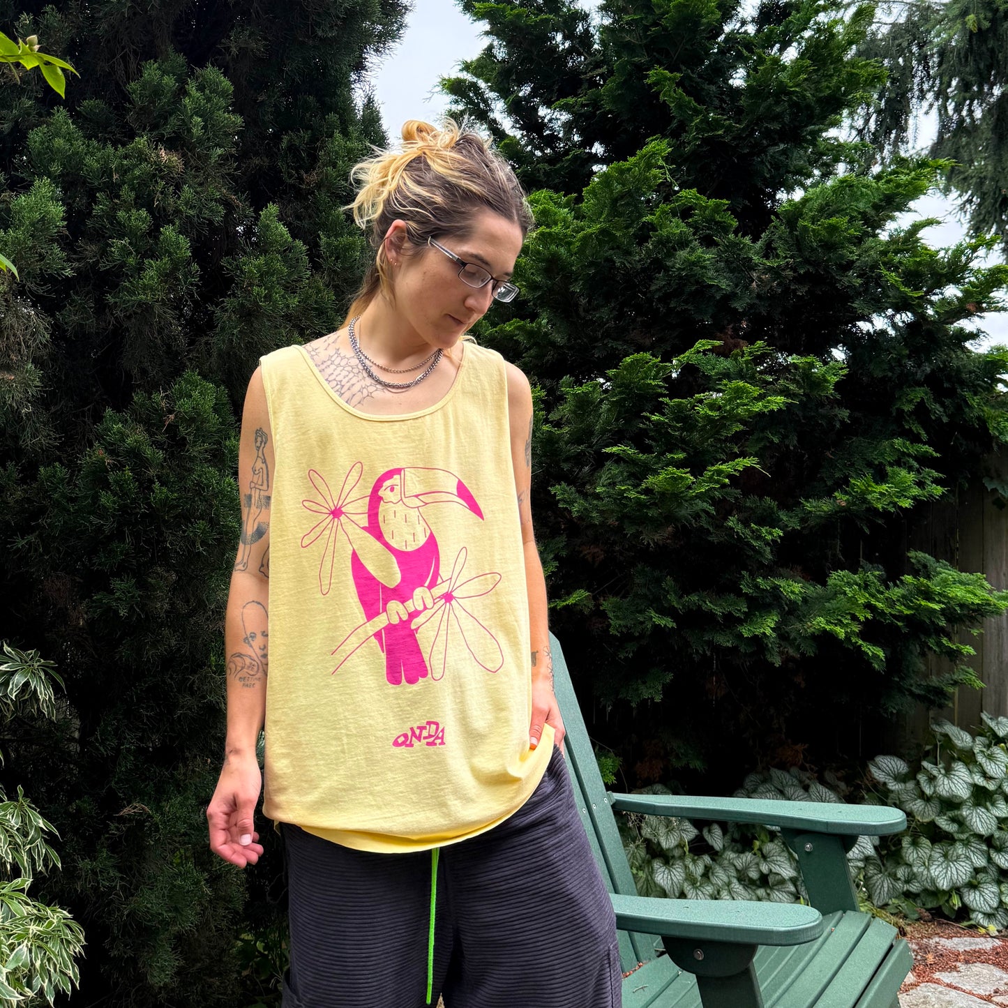 Toucan Cotton Tank Top