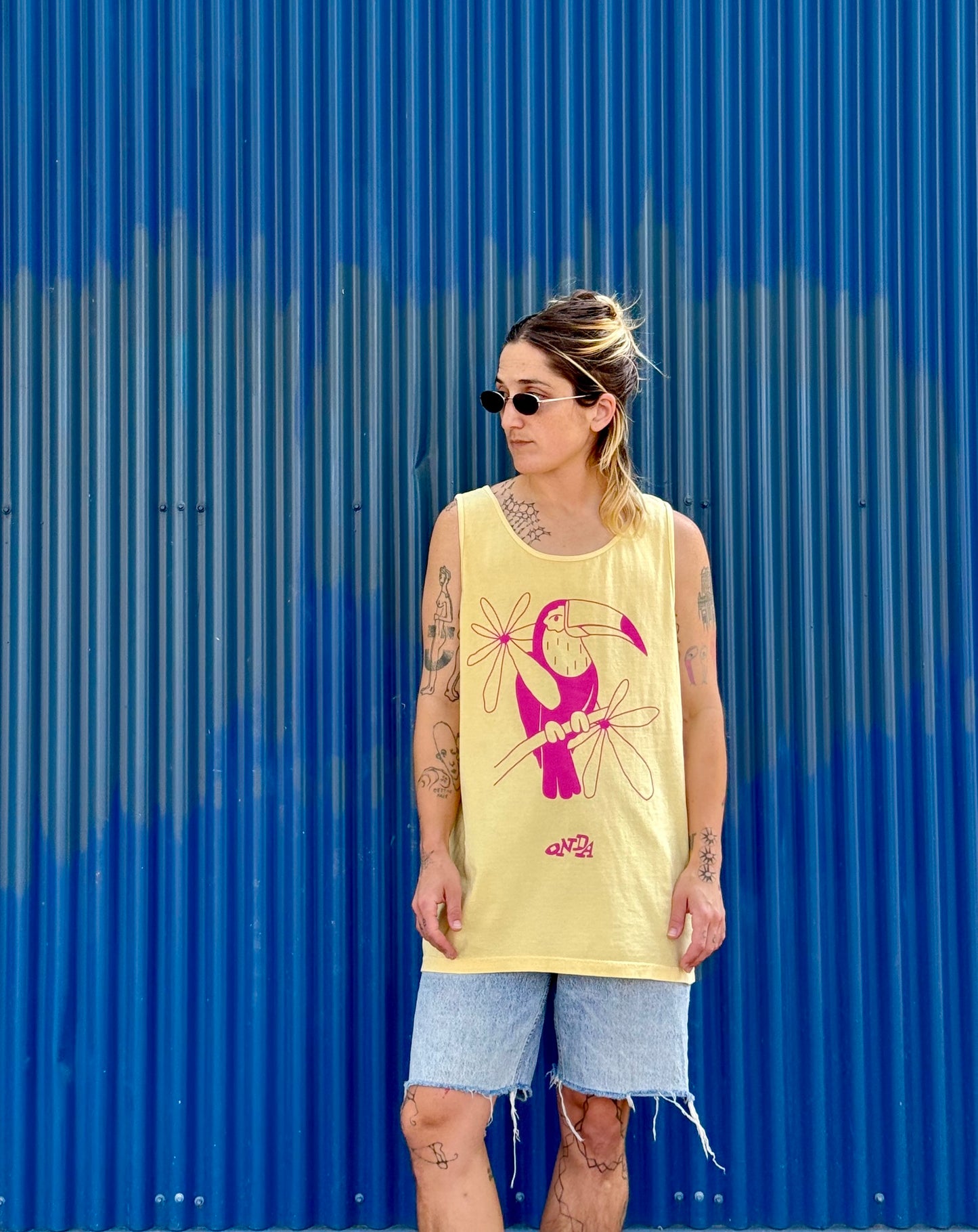 Toucan Cotton Tank Top